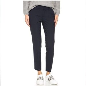 Vince Navy Blue Side Strapping Stretchy Ankle Crop Pants Size 2